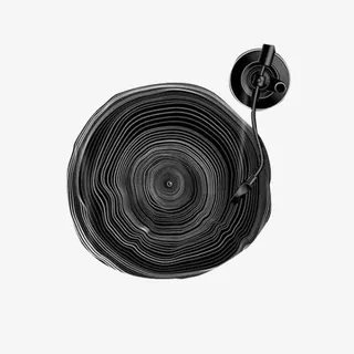 创意黑色收音机免抠