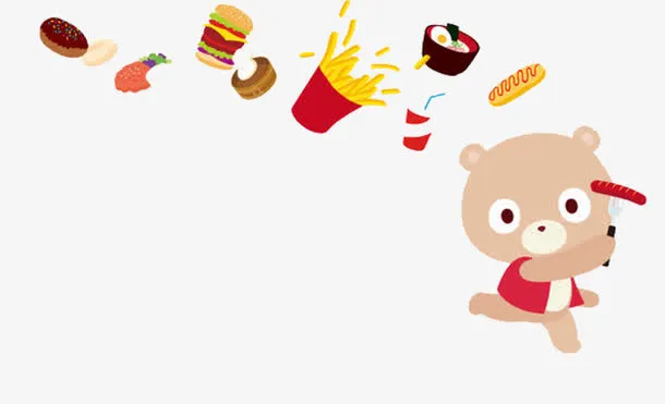 外卖食品免抠