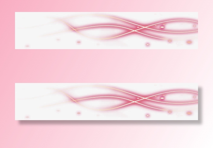 粉色高清线条光效免抠漂浮彩带元素