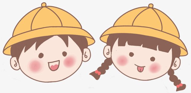儿童男女卡通幼儿园小朋友免抠