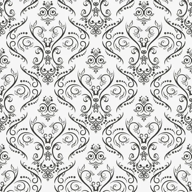 欧式透明底纹花纹背景