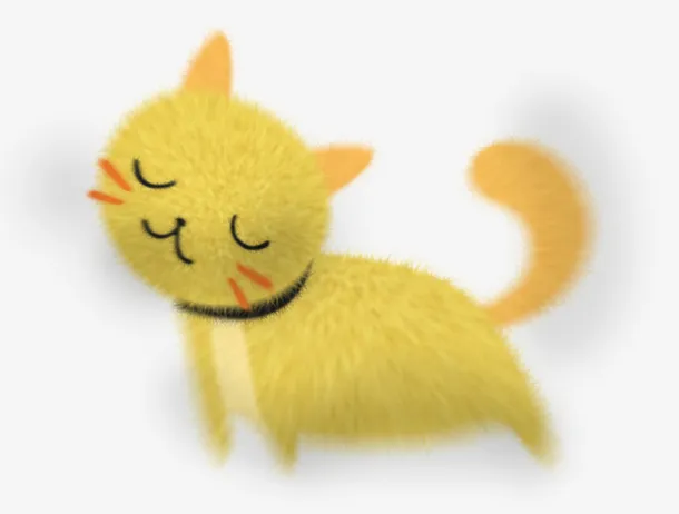 可爱猫咪卡通手绘免抠