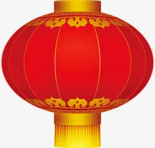 大红灯笼党建免抠