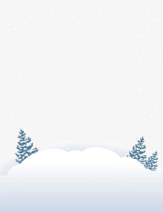 雪天冬天暴风雪元素免抠