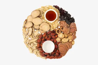 中医植物药材八卦图免抠