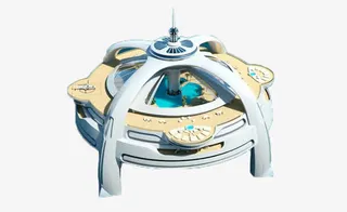 乌托邦理想国飞船免抠