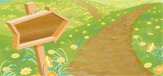 乡间小路路标背景高清