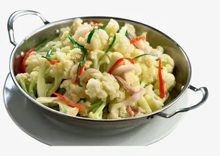 干锅有机花菜免抠