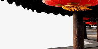 复古灯笼长廊免抠