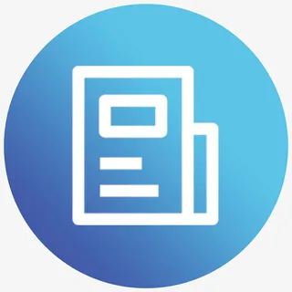 渐变简历图标免抠