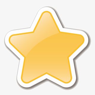 卡通金色星星图标免扣免抠