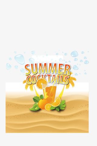 夏日summer果汁背景装饰图