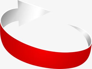 红色箭头标签免抠