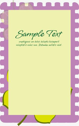 示范文字标签免抠