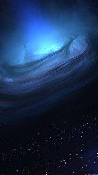 简约蓝色旋涡H5背景高清