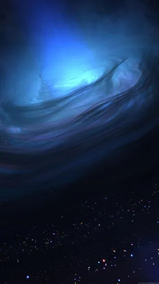 简约蓝色旋涡H5背景高清