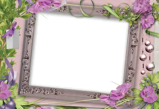 个性花边相框PNG图片免抠