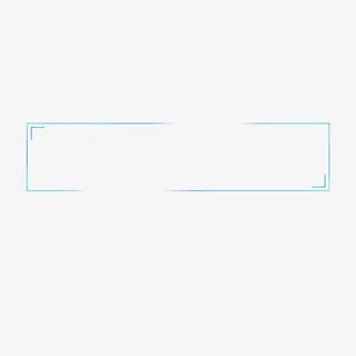 浅蓝科技风线条标题框免抠