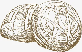 手绘线稿庄园农牧素材免抠