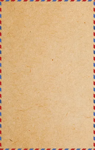 信封牛皮纸海报素材免抠