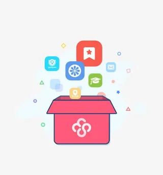 漂浮的图标免抠