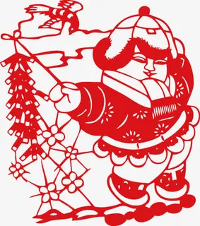过大年剪纸免抠