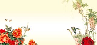 中国风水墨画艺术背景高清