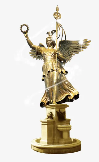 地产广告元素欧式人物雕像免抠