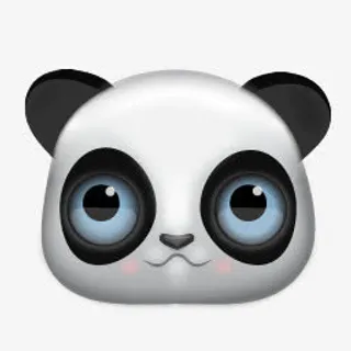 卡通熊猫头像免抠