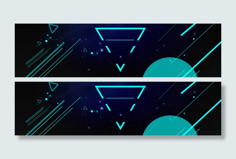 深蓝几何背景图高清