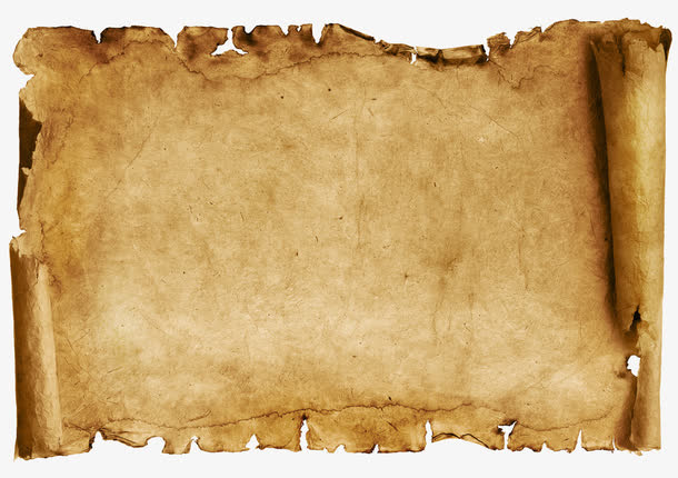 破旧黄色牛皮纸背景免抠