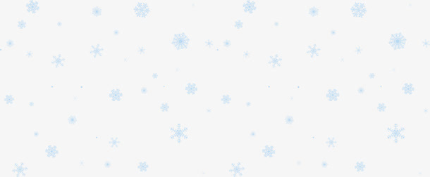 飞舞蓝色雪花免抠