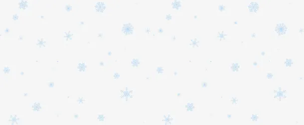 飞舞蓝色雪花免抠