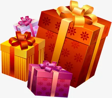 手绘国庆节促销海报礼盒免抠