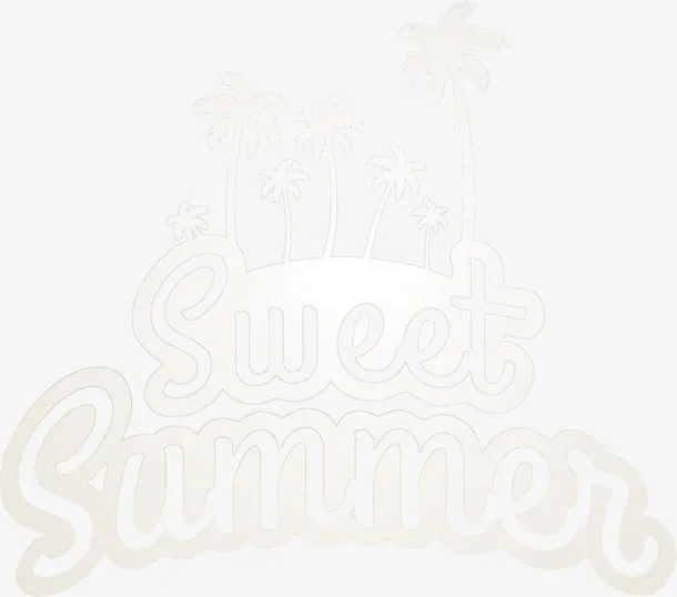 sweet summer甜蜜夏日免抠