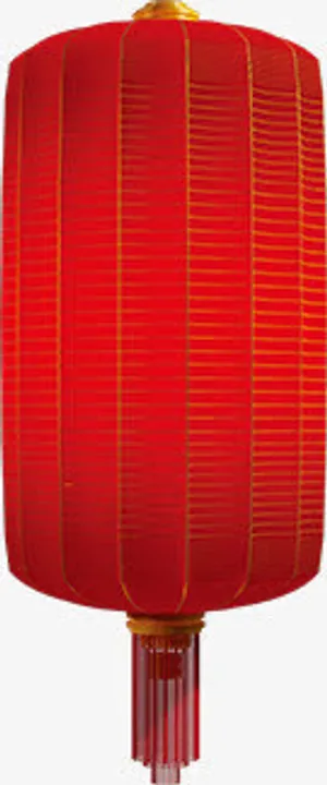 红色灯笼折扇文化宣传免抠