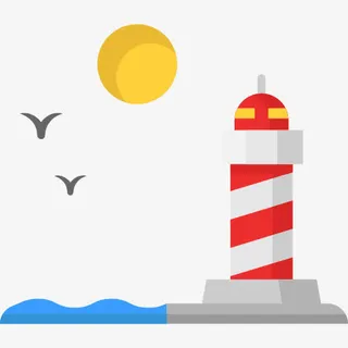 灯塔图标免抠