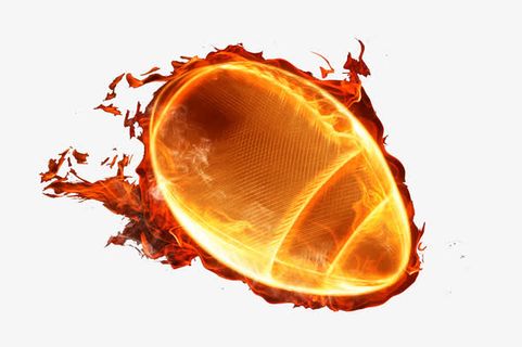 燃烧的橄榄球免抠 燃烧的橄榄球免抠