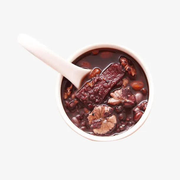 传统美食养胃紫米粥免抠