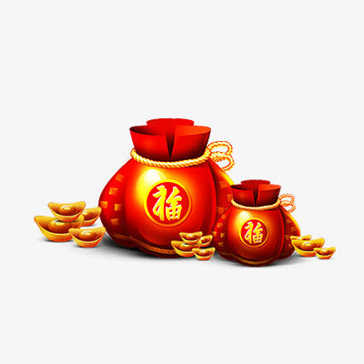 福袋新年年货节免抠