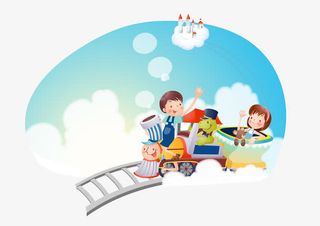 卡通车装饰免抠