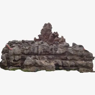 公园景观假山石免抠