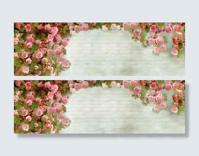 春天粉色玫瑰花丛免抠