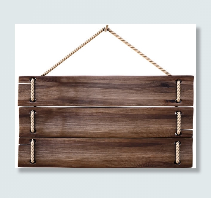 绳吊木板画板背景