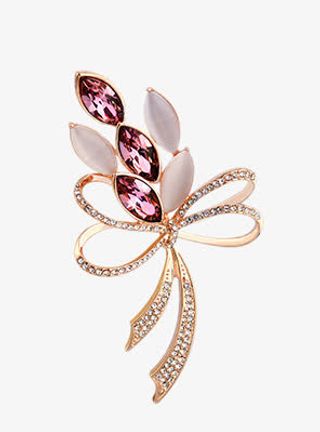 韩国秋冬简约时尚毛衣胸花别针免抠