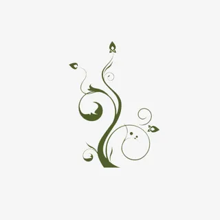 蓝色小碎花免抠