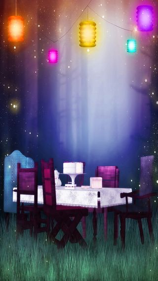 温馨聚会H5背景高清