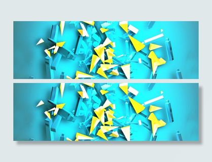 淘宝绿色促销碎片背景高清