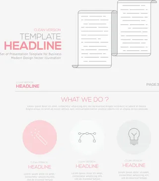 矢量手绘扁平图案免抠