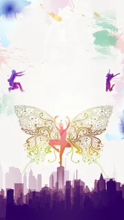 电子水墨邀请函H5背景素材高清